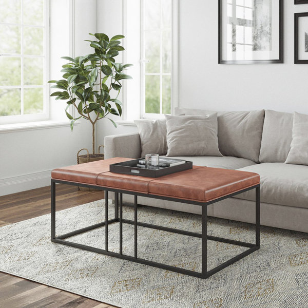 Pottery barn deals wood coffee table